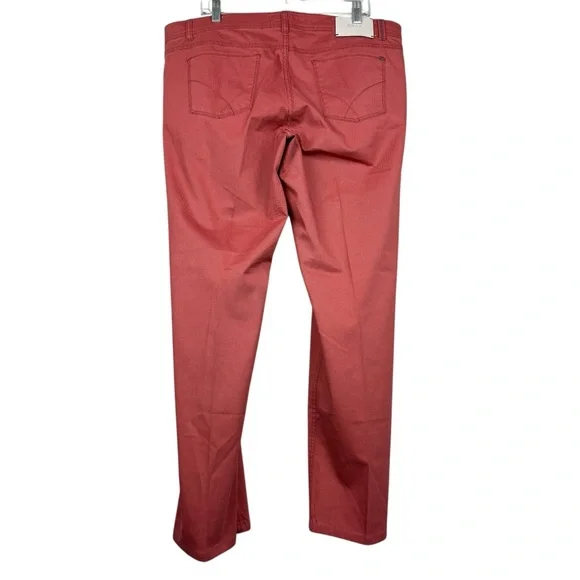 BRAX Cooper Red Straight Fancy Pants